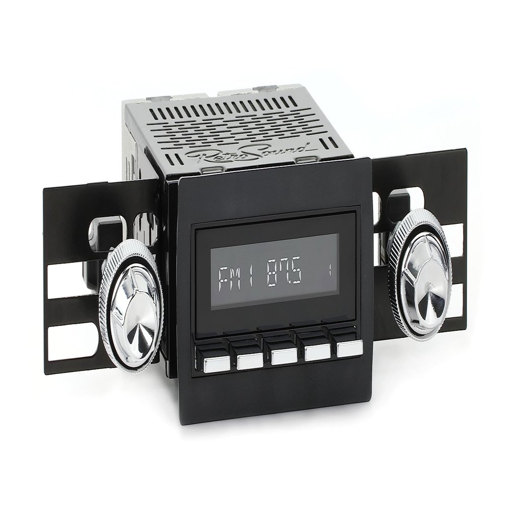 RetroRadio Compatible with 1961-71 International Scout Features Include Bluetooth, USB, AM/FM HBC-M2-250-11-82I1