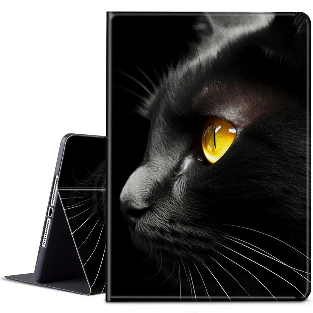 BPQOJB for Kindle 2022 Case 11th Generation 6.0 inch 2022 Release with Adjustable Stand & Auto Wake/Sleep Smart Protect Cover Case - Cute Cat Face