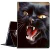 BPQOJB for Kindle Paperwhite 11th Gen 2021 6.8 inch Case - Signature Edition with Adjustable Stand & Auto Wake/Sleep - Black Cute Cat view 1