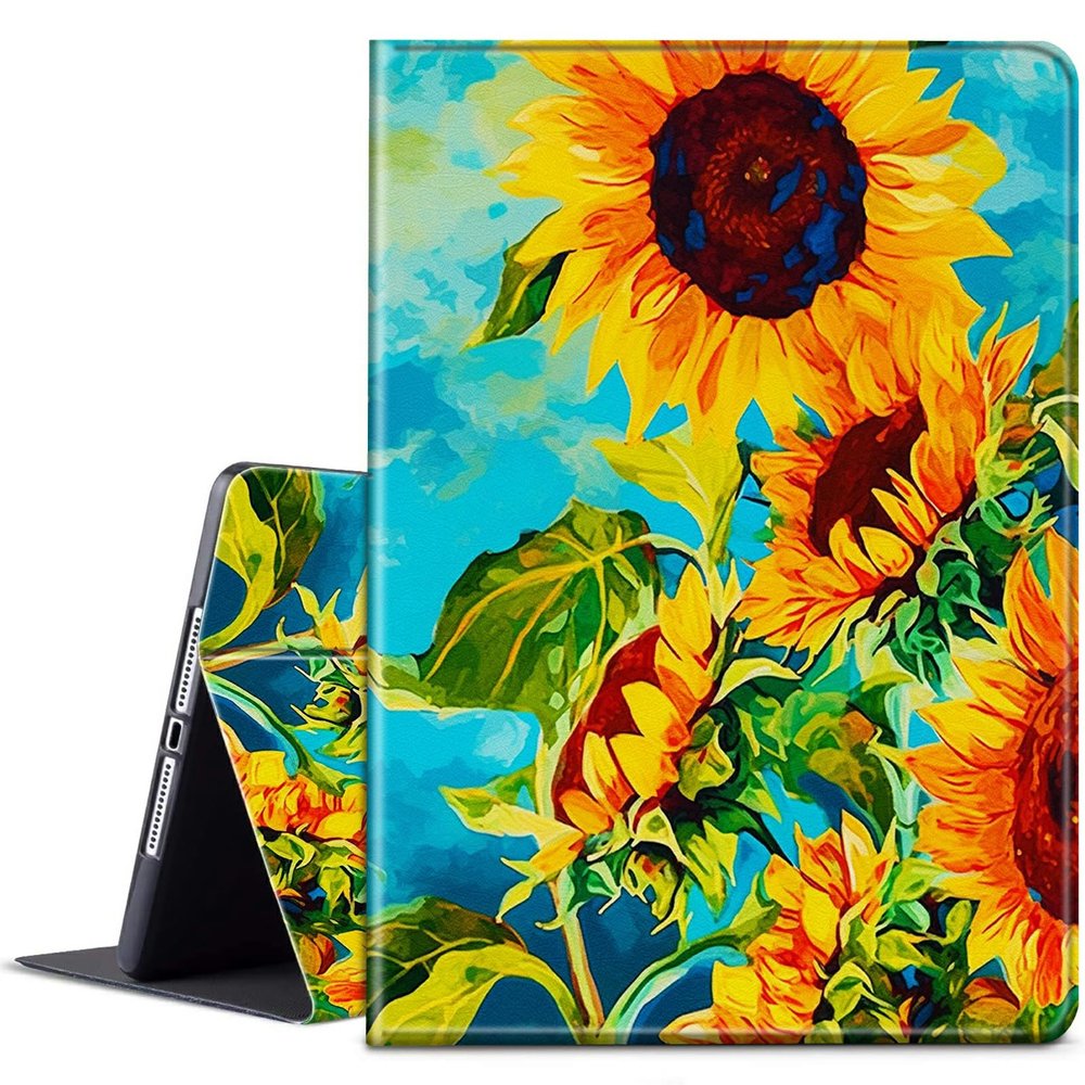BPQOJB for Kindle 2022 Case 11th Generation 6.0 inch 2022 Release with Adjustable Stand & Auto Wake/Sleep Smart Protect Cover Case - Sunflowers