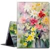 BPQOJB for Kindle Paperwhite Case 11th Generation 2021 6.8 inch for Kindle Paperwhite Signature Edition Case with Adjustable Stand & Auto Wake/Sleep Smart Protect Cover - Art Flower view 1