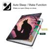 BPQOJB for Kindle 2022 Case 11th Generation 6.0 inch 2022 Release with Adjustable Stand & Auto Wake/Sleep Smart Protect Cover Case - Balck Cat Pink Moon view 3