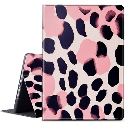 BPQOJB for Kindle Paperwhite 11th Gen 2021 6.8 inch Case - Signature Edition with Adjustable Stand & Auto Wake/Sleep - Pink Leopard