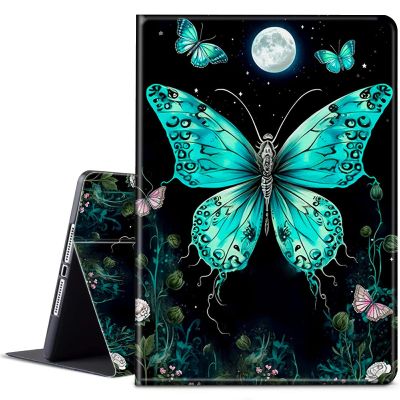BPQOJB for Kindle Paperwhite Case - 10th Gen 2018, 6 Inch E-Reader Case with Adjustable Stand & Auto Wake/Sleep - Moth Butterfly