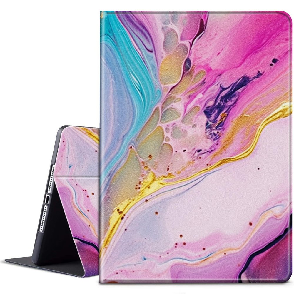 BPQOJB for Kindle 2022 Case 11th Generation 6.0 inch 2022 Release with Adjustable Stand & Auto Wake/Sleep Smart Protect Cover Case - Pink Marble