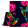 BPQOJB for Kindle 2022 Case 11th Generation 6.0 inch 2022 Release with Adjustable Stand & Auto Wake/Sleep Smart Protect Cover Case - Hummingbirds and Red Flowers view 1