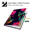 BPQOJB for Kindle 2022 Case 11th Generation 6.0 inch 2022 Release with Adjustable Stand & Auto Wake/Sleep Smart Protect Cover Case - Hummingbirds and Red Flowers view 3