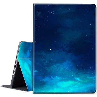 BPQOJB for Kindle Paperwhite 11th Gen 2021 6.8 inch Case - Signature Edition with Adjustable Stand & Auto Wake/Sleep - Galaxy Blue Sky