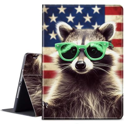 BPQOJB for Kindle Paperwhite Case 11th Generation 2021 6.8 inch for Kindle Paperwhite Signature Edition Case with Adjustable Stand & Auto Wake/Sleep Smart Protect Cover - American Flag Bear