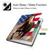 BPQOJB for Kindle Paperwhite Case 10th Generation 2018 6 inch for Kindle Paperwhite E-Reader Case with Adjustable Stand & Auto Wake/Sleep Smart Protect Cover - Running Horse American Flag view 3