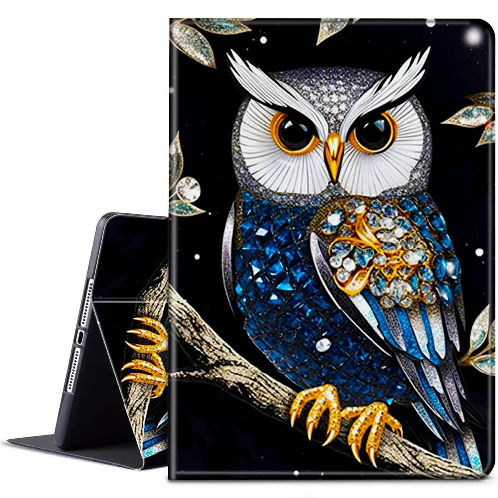 BPQOJB for Kindle Paperwhite Case 11th Generation 2021 6.8 inch for Kindle Paperwhite Signature Edition Case with Adjustable Stand & Auto Wake/Sleep Smart Protect Cover - Cute Owl