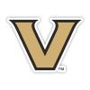 Vanderbilt Commodores University Vinyl Decal Sticker 8 Inch White Officially Licensed Product view 1