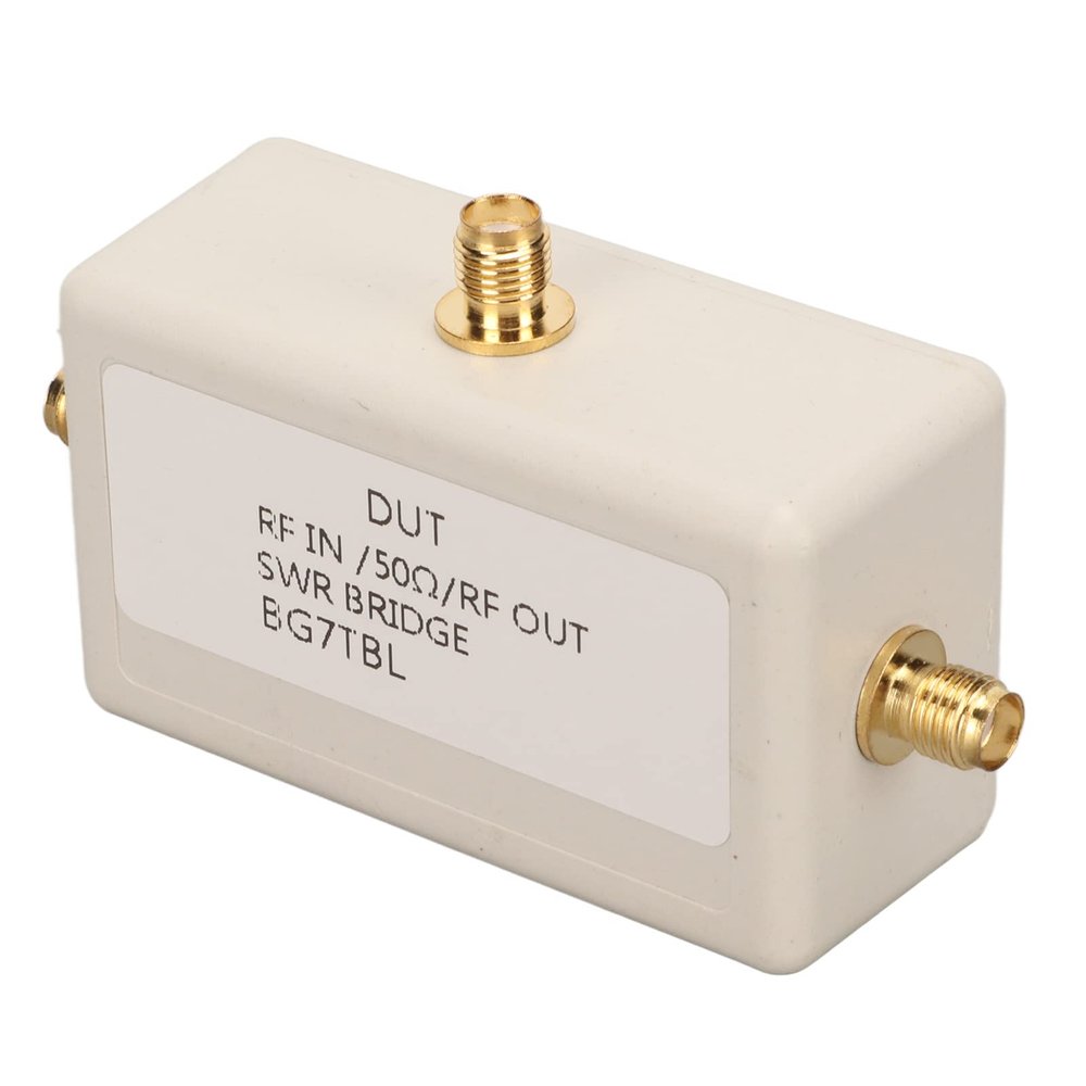 SWR Bridge 1-500MHz Frequency Range 3 Port Antenna Analyzer for Amateur Radio Field Measurements High Accuracy SWR Readings 0.1 to 500 Ohm Impedance Matching for Quick Fault Detection