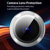 Zeking (2 Set for Samsung Galaxy Tab S9 Plus / S9 Ultra Camera Lens Protector, Scratch-Resistant HD Clarity Ultra-Thin 9H Tempered Glass with Aluminum Edging, Individual Metal Lens Cover (Silver) view 4