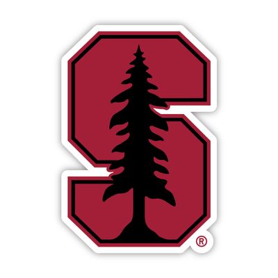 Stanford University Vinyl Decal Sticker 2 Inch White Officially Licensed Collegiate Product