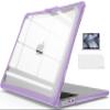 IBENZER Heavy Duty Case for 2026 2025 2024 2023 MacBook Air 15 inch M4 A3241 M3 A3114 M2 A2941, Hexpact case with ScreenFilm &KeyboardCover, Protective Cover for Mac Air 15.3, Lilac, HPE-AT15-LLPU+2 view 1