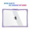 IBENZER Heavy Duty Case for 2026 2025 2024 2023 MacBook Air 15 inch M4 A3241 M3 A3114 M2 A2941, Hexpact case with ScreenFilm &KeyboardCover, Protective Cover for Mac Air 15.3, Lilac, HPE-AT15-LLPU+2 view 3