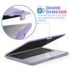 IBENZER Heavy Duty Case for 2026 2025 2024 2023 MacBook Air 15 inch M4 A3241 M3 A3114 M2 A2941, Hexpact case with ScreenFilm &KeyboardCover, Protective Cover for Mac Air 15.3, Lilac, HPE-AT15-LLPU+2 view 4