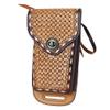 HILASON Horse Saddle Gorgeous Hand Tooled Cell Phone Case Pouch American Leather | Holsters Cowboy Genuine Belt Loop Holster view 1