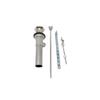 Strom Living Lavatory Pop-Up Drain with Solid Brass and 1.25" Tube Drain in Matte Nickel view 1