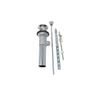 Strom Living Lavatory Pop-Up Drain with Solid Brass and 1.25" Tube Drain in Chrome view 1