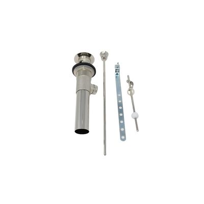 Strom Living Lavatory Pop-Up Drain with Solid Brass and 1.25" Tube Drain in Polished Nickel