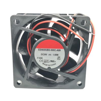 DC24V 1.08W EE60252B2-000C-A99 6025 6cm 2-Wire Inverter Cooling Fan