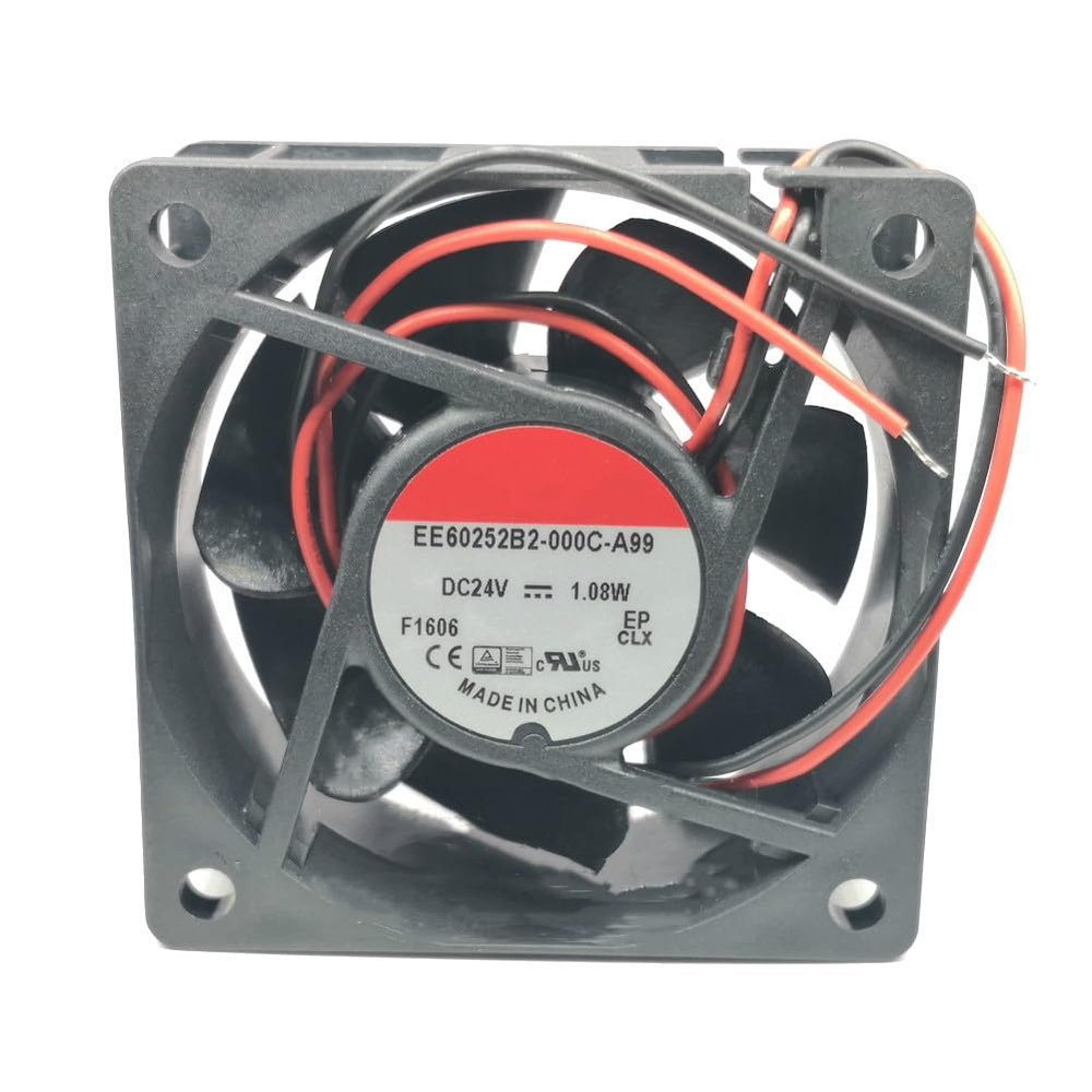 DC24V 1.08W EE60252B2-000C-A99 6025 6cm 2-Wire Inverter Cooling Fan