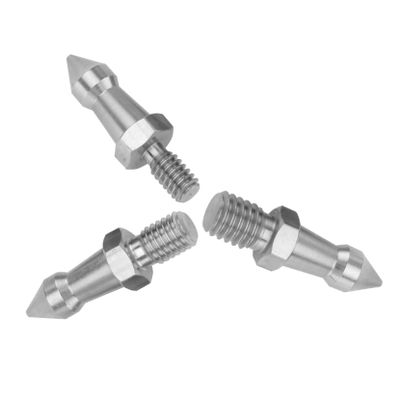 Hemobllo 3pcs Stainless Steel Tripod Spike Anti-Slip Mountaineering Spikes for Tripods and Monopods Compatible and Other Models Durable Outdoor Accessories