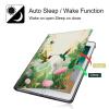 BPQOJB Case for iPad Air 5th/4th Generation and iPad Pro 11 inch 4th/3rd Gen With Adjustable Stand & Auto Wake/Sleep Smart Cover - Hummingbird Flowers and Plants view 3