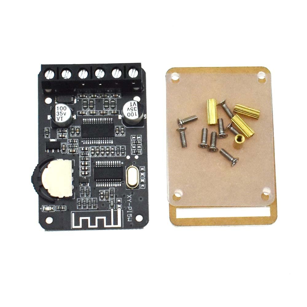 10W/15W/20W Stereo 5.0 Power Amplifier Board 12V 24V Power Digital Amplifier Module XY-P15W (XY-P15W With Case)
