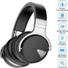 NONCHI E7 Wireless Over Ear Headphones, Active Noise Cancelling, Bluetooth 5.0, 30 Hours Playtime, White view 2