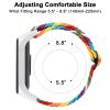 Meliya Elastic Bands for Amazfit Band 5 Replacement Strap Women Men, Soft Braided Nylon Solo Sport Strap Bracelet Wristband Compatible with Amazfit Band 5 Accessories (Colorful) view 4