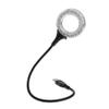Ring LED Light USB Table Desk 5V Bright Bulb Flexible Gooseneck Adjustable view 1