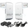 Wireless Bridge Ubiquiti LOCOM5 PRE-CONFIGURED, Bundle of 2 Ubiquiti Nanostation LOCO M5, Point to Point Outdoor WiFi Bridge, Plugh and Play, 5GHz, 150+Mbps, 10+km Link Range, Network Bridge. view 1