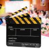 Movie Film Clap Board, Acrylic 30x25cm Movie Clappers Board, Scene Slate Board for TV Video Movie Photo Props Excellent Decoration (Yellow Strip Blackboard (PAV1YBE)) view 4