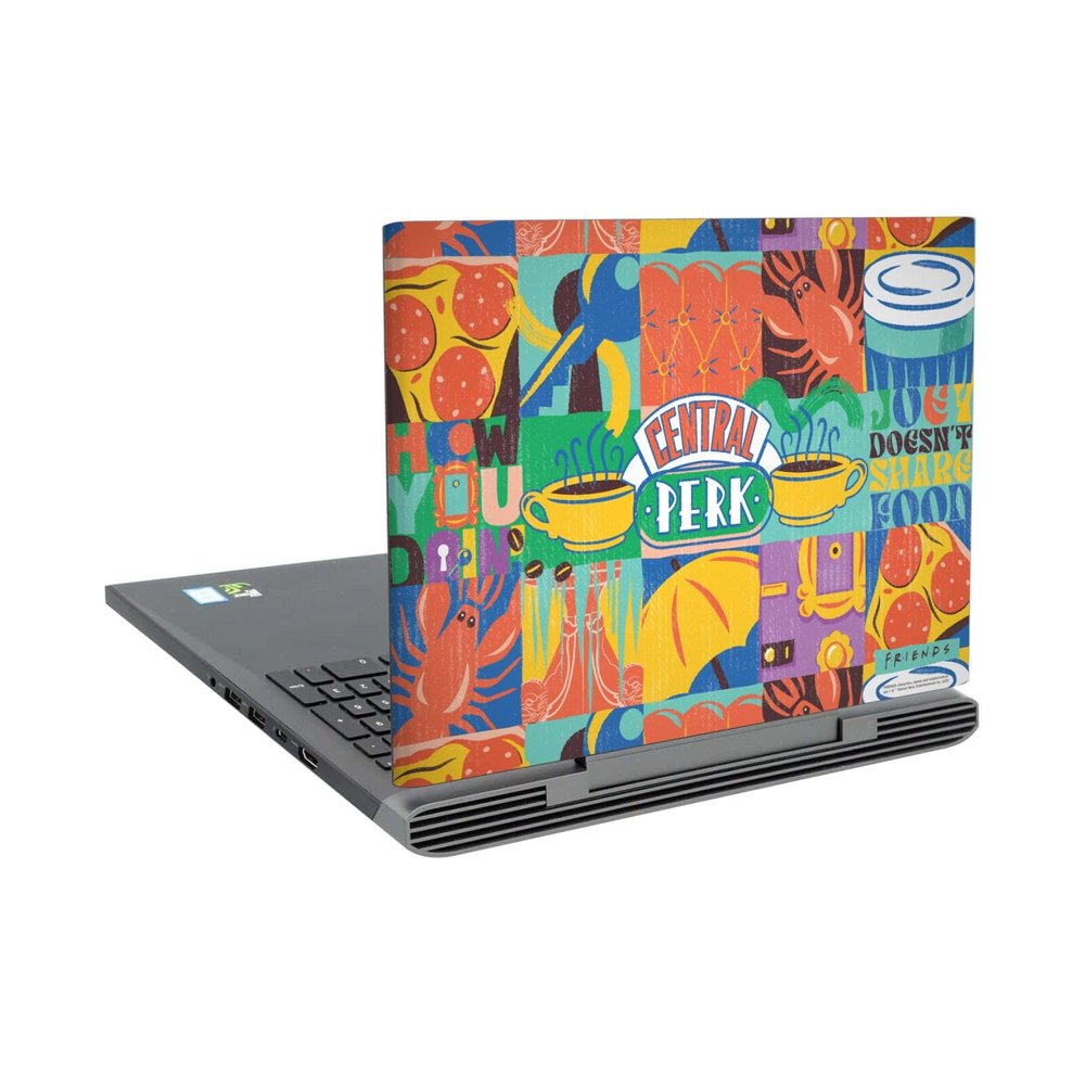 Head Case Designs Officially Licensed Friends TV Show Central Perk Iconic Graphics Vinyl Sticker Skin Decal Cover Compatible with Dell Inspiron 15 7000 P65F