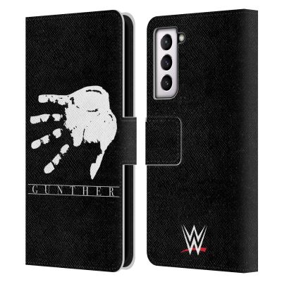 Head Case Designs Officially Licensed WWE Distressed Hand Gunther Leather Book Wallet Case Cover Compatible with Samsung Galaxy S21 5G