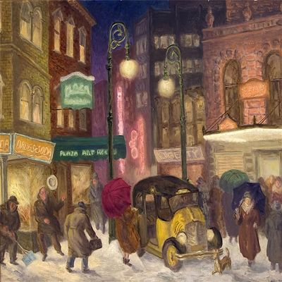 59th Street : 1930 : Helen Farr Sloan : Archival Quality Art Print