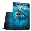 Case for Amazon Kindle 10th Generation 2019 Released PU Leather Slim Folio Lightweight Cover with Smart Auto Wake/Sleep Protective Case for 6" Kindle 10th Gen 2019 eReader,Great White Shark view 1