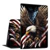 Case for Amazon Kindle 10th Generation 2019 Released PU Leather Slim Folio Lightweight Cover with Smart Auto Wake/Sleep Protective Case for 6" Kindle 10th Gen 2019 eReader,American Flag Eagle view 3