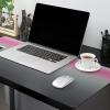 Oversized Gaming Mouse Pad, Pink Grey Stripe Gradient Desk Mat for Home Office Extended XXL Computer Mouse Pad with Non-Slip Backing for Laptop Desktop Keyboard,35x15 inch view 2