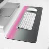 Oversized Gaming Mouse Pad, Pink Grey Stripe Gradient Desk Mat for Home Office Extended XXL Computer Mouse Pad with Non-Slip Backing for Laptop Desktop Keyboard,35x15 inch view 4