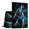 GFRGTFHYT Case for 6" Kindle (11th Generation, 2024/2022 Release) Slim PU Leather Adjustable Multi-Angle Smart Shell Cover with Auto Wake/Sleep for Kindle 2024/2022 11th Gen e-Reader,Howling Wolf view 3