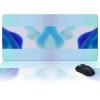 Oversized Gaming Mouse Pad, Blue White Ombre Teal Turquoise Gradient Desk Mat for Home Office Extended XXL Computer Mouse Pad with Non-Slip Backing for Laptop Desktop Keyboard,35x15 inch view 1