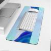 Oversized Gaming Mouse Pad, Blue White Ombre Teal Turquoise Gradient Desk Mat for Home Office Extended XXL Computer Mouse Pad with Non-Slip Backing for Laptop Desktop Keyboard,35x15 inch view 4