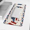 Oversized Gaming Mouse Pad, Independence Stars and Stripes Flag Patriot Beige Desk Mat for Home Office Extended XXL Computer Mouse Pad with Non-Slip Backing for Laptop Desktop Keyboard,35x15 inch view 4