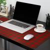 Oversized Gaming Mouse Pad, Christmas Classical Red Green Plaid Desk Mat for Home Office Extended XXL Computer Mouse Pad with Non-Slip Backing for Laptop Desktop Keyboard,35x15 inch view 2