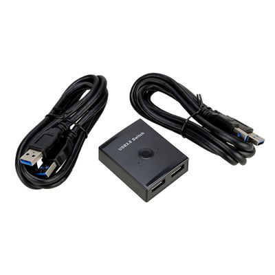 ciciTree 3 Port USB 3.0 2In 1Out Sharing KVM Switch Box Splitter for Printer Scanner Mouse