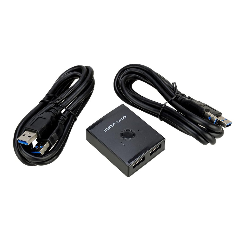 ciciTree 3 Port USB 3.0 2In 1Out Sharing KVM Switch Box Splitter for Printer Scanner Mouse